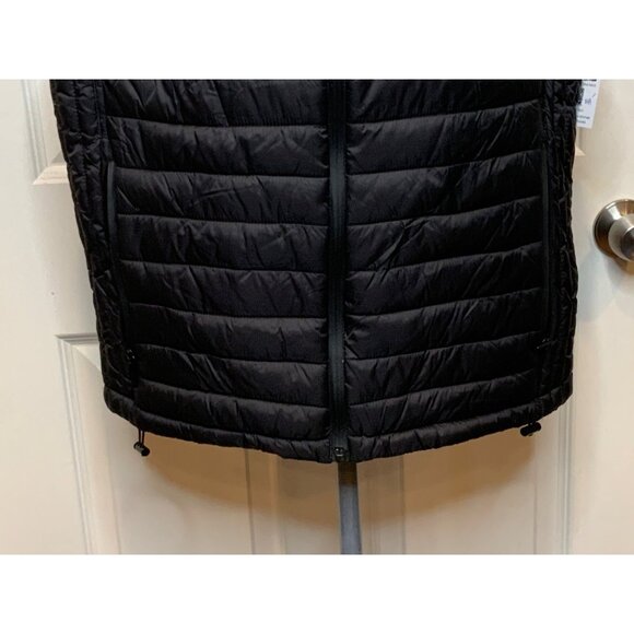 Zara Man Dark Gray Puffer Zip-Up Vest, Size Large - Picture 3 of 8